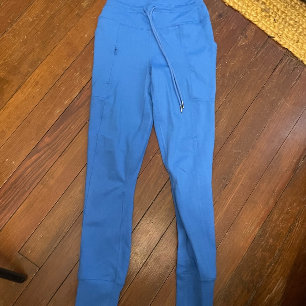 90 Degree By Reflex Sky Blue Jogger Leggings